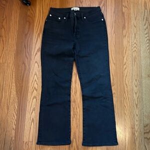 Madewell mid rise kick out jeans